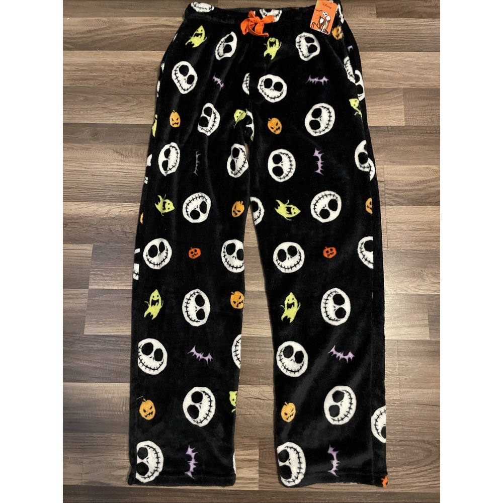 The Nightmare Before Christmas Fleece Comfy Pajama Pants! Jack Skeleton BNWT
